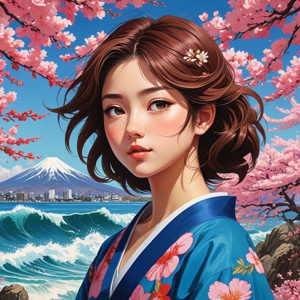 A dynamic collage featuring vibrant hentai art, showcasing diverse characters from various anime styles, set against a backdrop that blends traditional Japanese art elements with modern digital design. Include expressive facial expressions to capture the emotional depth of the characters. Integrate visual metaphors representing influence and perspective, such as eyes and lightbulbs, to hint at the theme of shaping perceptions. Super-realistic. Bold colors. Digital painting.